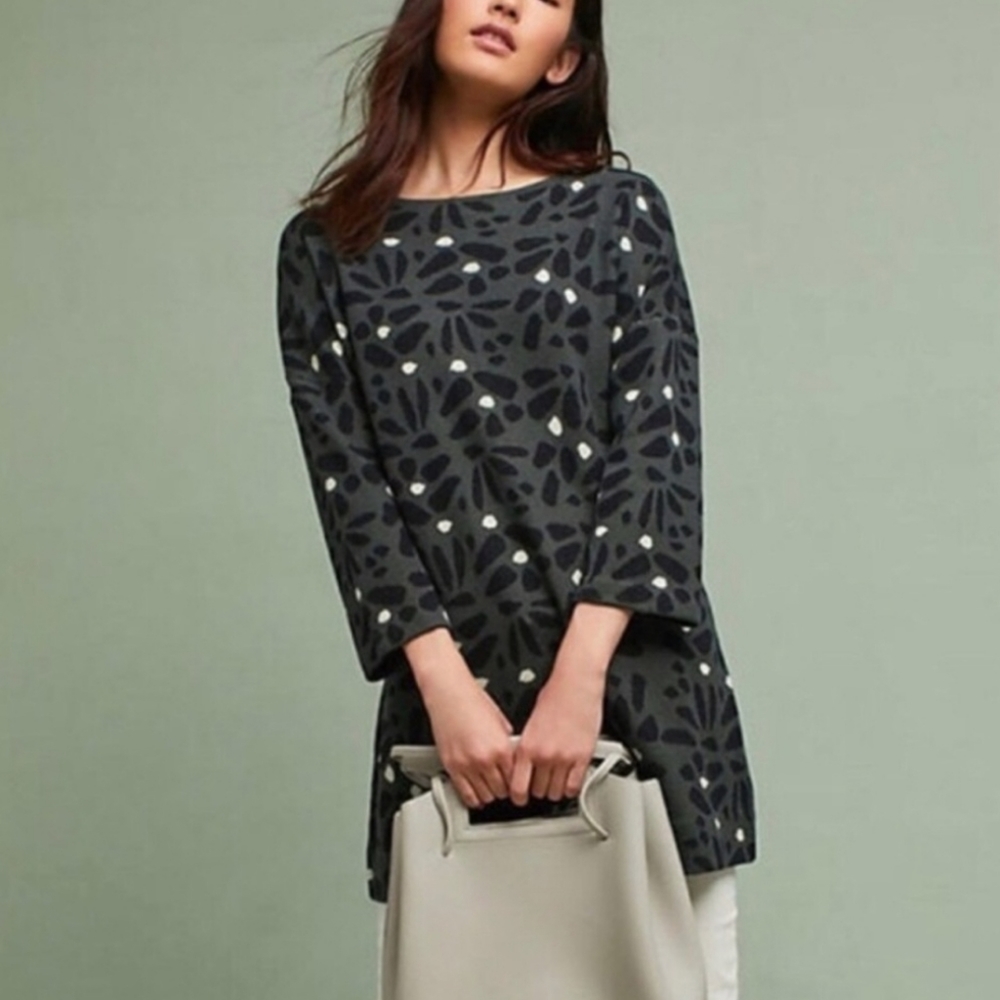 Anthropologie field flower sarina sweater tunic